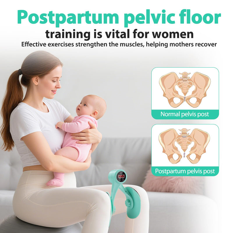 Pelvic Floor & Thigh Workout Device 50lbs Power – Kegel Trainer for Office & Home Use, Hip Abductor and Inner Thigh Toner for Women, Great for Long Sitting & Muscle Strength - BeesActive Australia