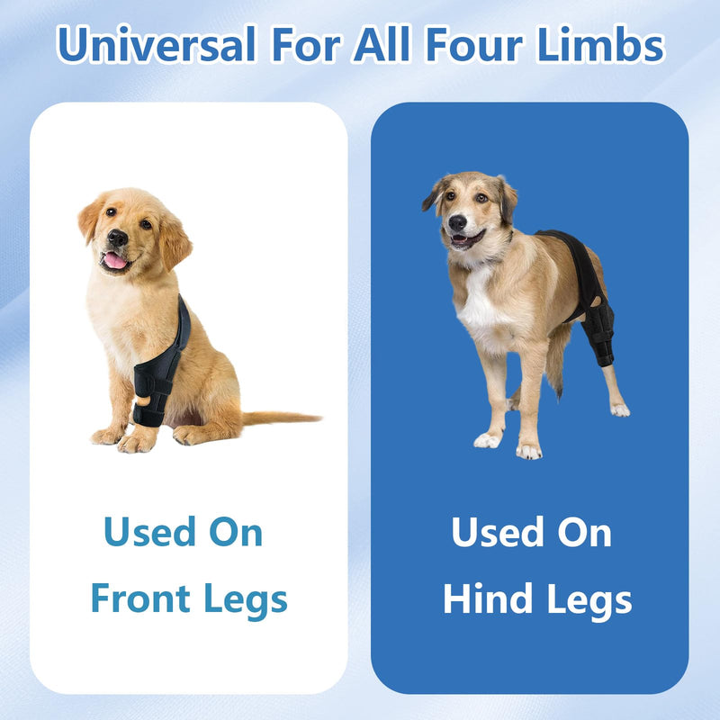 Dog Knee Brace for Torn Acl Hind Leg - Adjustable Stabilizing Support for Ccl Injury, Luxating Patella, Hind Leg Pain & Arthritis - Rear Leg Limp Support (XXL) XXL