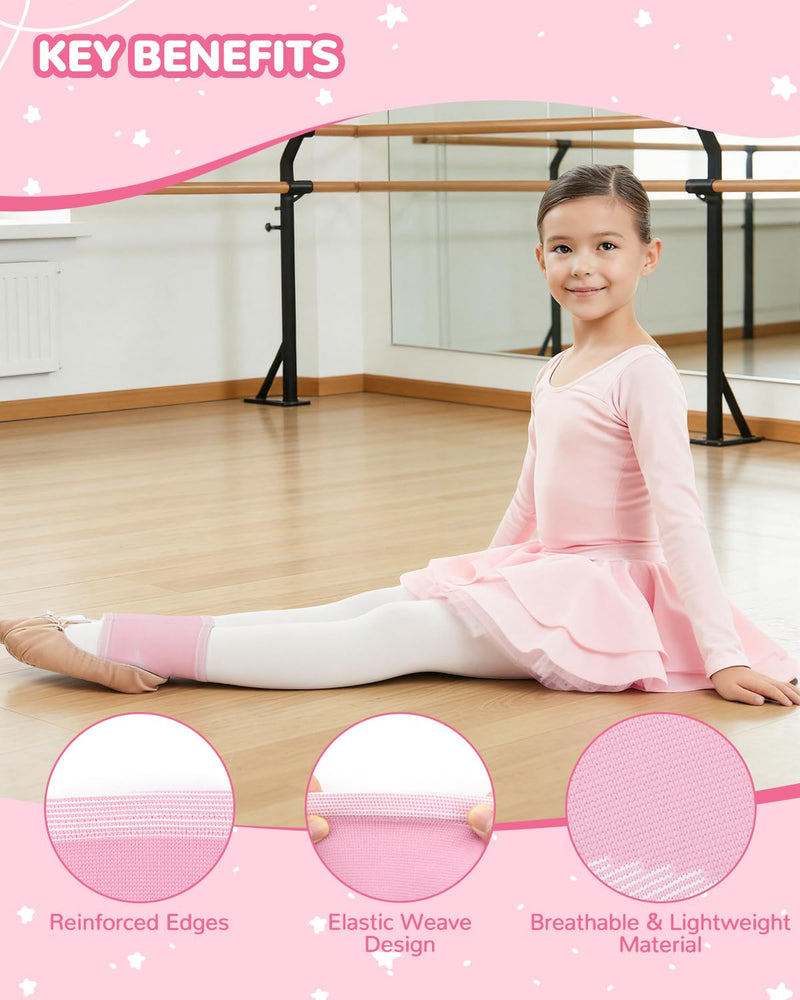 6 PCS Kids Ankle Brace Set, Ankle Support Wraps, Knitted Ankle Sleeve Sock for Sprains, Injuries and Active Play for Daily Wear, Injury Prevention (Small)