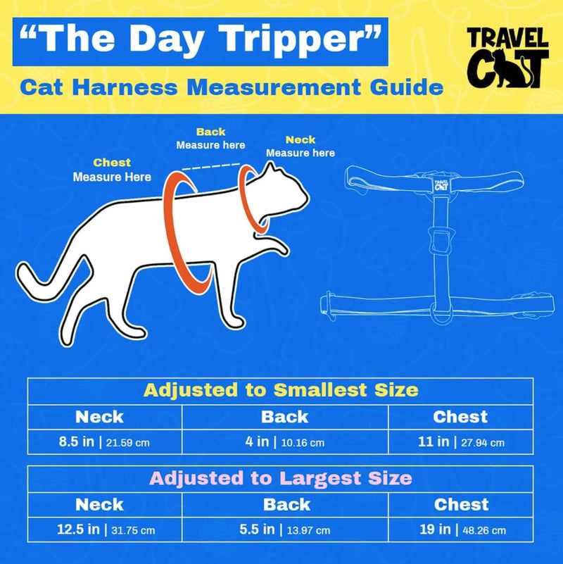 Travel Cat Harness and Bungee Leash Set - 2 in 1 Adjustable Escape Proof Cat Harness & Leash for Small, Medium, Large Cats, Kitten - Safe H-Style Cat Leash Harness for Outdoor Walking (Checkered) Checkered - BeesActive Australia