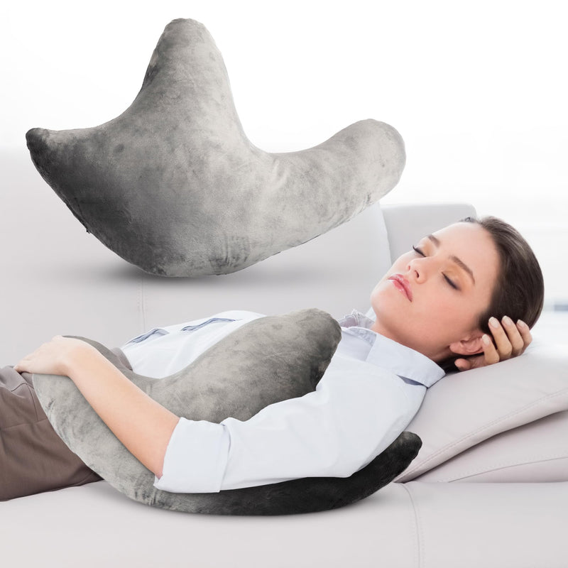 Cheer Collection Rotator Cuff Pillow – Shoulder Surgery Recovery Pillow for Side Sleepers, Arm Support Cushion for Rotator Cuff Injury & Post Surgery Comfort, Gray - BeesActive Australia