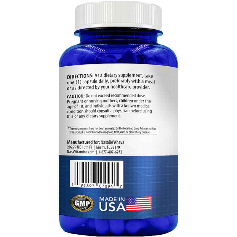 Quercetin 500mg Capsules | Vegan Friendly Quercetin Dihydrate High Potency Antioxidant Supplement for Skin Heart and Immune Support | Gluten-Free | Made in the USA in GMP Facilities (200 Servings)