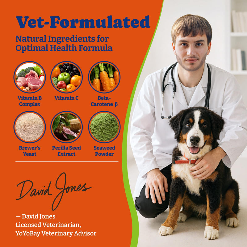 Flea and Tick Prevention for Dogs Chewable - 180 Soft Chews, Duck & Pear Flavor - Dog Flea and Tick Treatment Chewable, Natural Defense- Dog Immune Support Supplement 180 Count (Pack of 1)