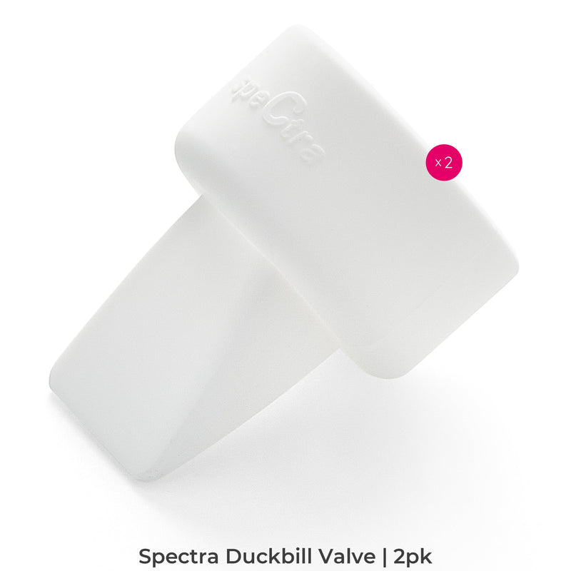 Spectra - Duckbill Valve Replacement for Breast Milk Pump (Pack of 2) - Fits Small, Medium, Large, or X-Large Breast Shields and Flanges - BeesActive Australia
