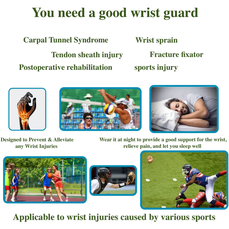 Upgraded Thumb & Wrist Brace for Left or Right Hand - Spica Splint Brace for Carpal Tunnel, Tendonitis, & Arthritis in Hands or Fingers，Universal Size Thumb Support for Arthritis, Tenosynovitis Medium Left and right universal-Grey-Medium