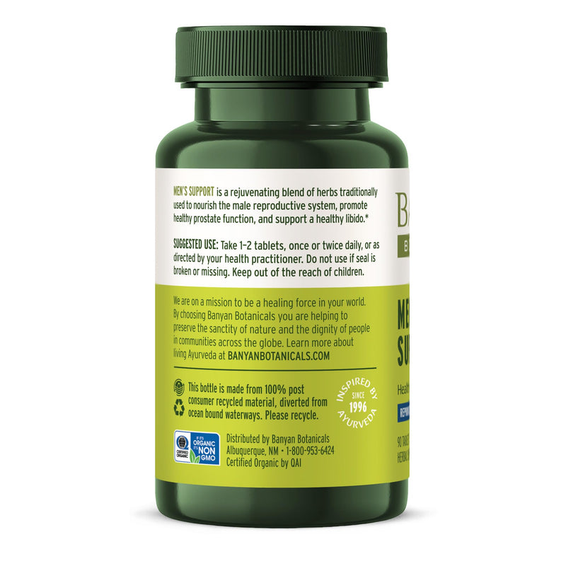 Banyan Botanicals Men’s Support Tablets – with Organic Gokshura (Tribulus Terrestris), Mucuna & Ashwagandha Root to Support Reproductive Health* – 90 Tablets – Non GMO Sustainably Sourced Vegan - BeesActive Australia