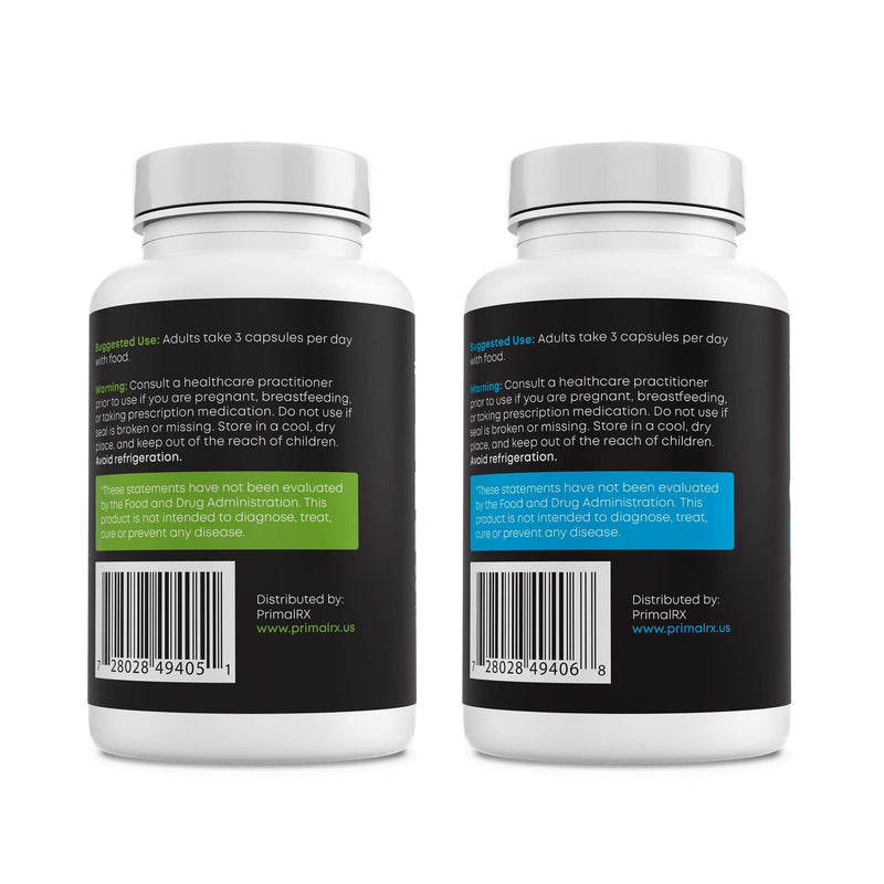 Beef Liver & Beef Cartilage Supplement Bundle, Grass Fed Freeze-Dried Organ Capsules with Heme Iron, Vitamin A, B12, Type II Collagen, Glucosamine, Chondroitin & Joint Support, 2 x 90 Count