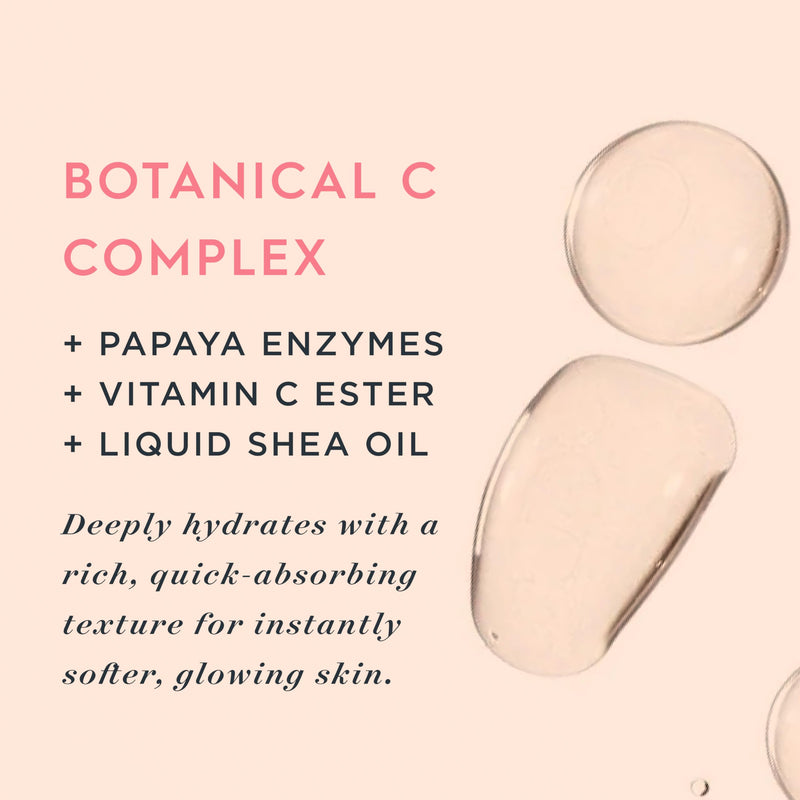 One Love Organics Botanical C Body Oil – Vitamin C Body Oil with Shea & Papaya Enzymes, Certified Organic & Cruelty Free 4 oz
