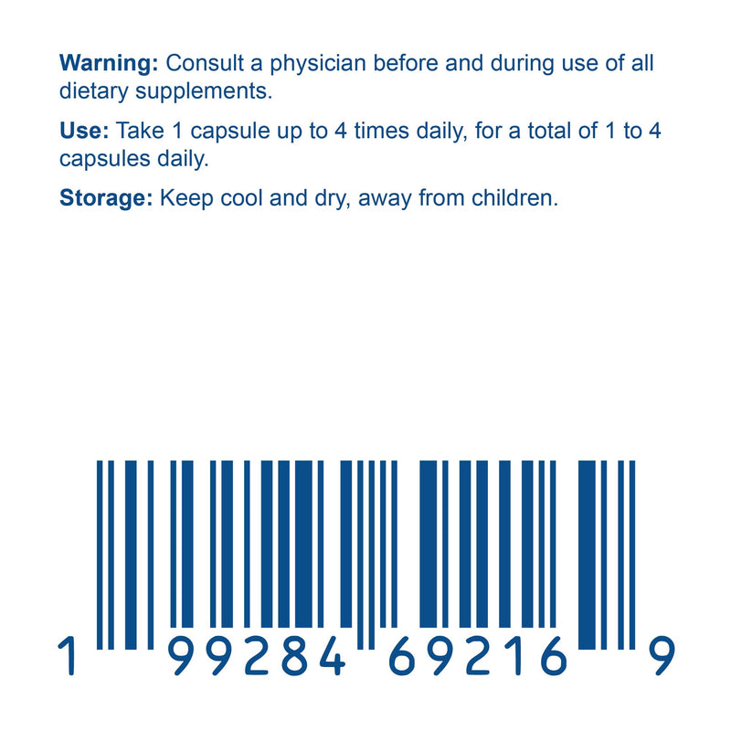 Thrivous L-Theanine Dietary Supplement, 200 mg per Capsule, 180 Capsules, ISO-Certified Third-Party Lab Tested