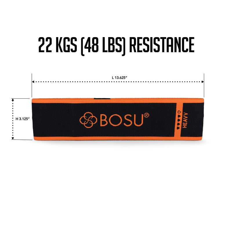 Bosu Fabric Resistance Bands (3 Pack), Multi (72-6920)