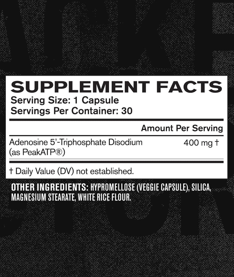 Jacked Factory Essentials Muscle Builder - ATP Muscle Builder for Men with Peak ATP to Support Muscle Gain, Enhance Athletic Performance, & Increase Strength - 30 Capsules - BeesActive Australia