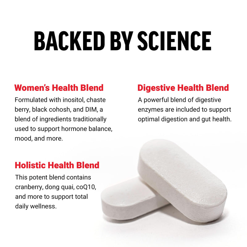 Force Factor Women’s Multivitamin with 20 Vitamins & Minerals | Multivitamin for Women to Support Hormone Balance, Energy, Immunity, Gut Health, with Ashwagandha, Chasteberry, 60 Tablets Women's