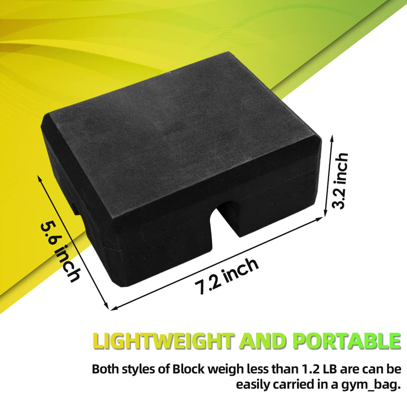 Bench Block-Bench Press Block Adjustable 2-5 Bench Board，Improve Single Training Assistant Foam Pad Brisk，Anti-Slip Deep Squat Fitness Trainer Small(7x5.8x3.1 in)
