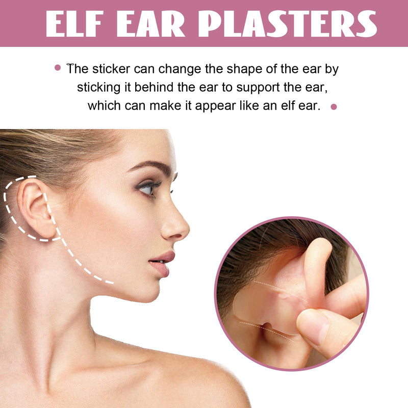 30 Pieces EIf Ear Patches Stickers For Elf Ears, Ear Corrector Cosmetic Hidden Elf Ear Stickers, Ear Patch Corrector For Ear Protrusion