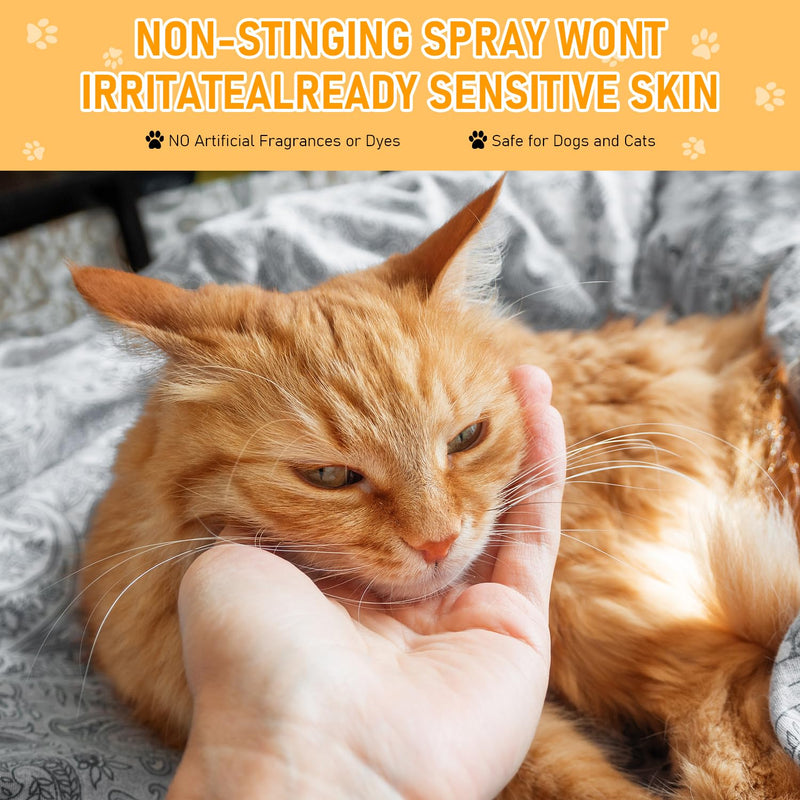 2pc Pet Skin Treatment Spray - Nature Soothing, Pet Skin Care Spray for Dogs & Cats, All Animals - Effective Pet Skin Treatment Spray 30ml - PawsPlanet Australia