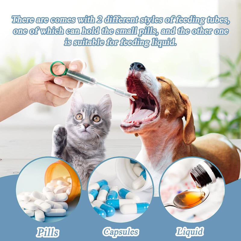 stroyayo Pack of 6 tablet dispensers for cats, reusable, easy medication administration, tablet dispenser for cats, ideal tool for baby animals, for cats and small pets - BeesActive Australia