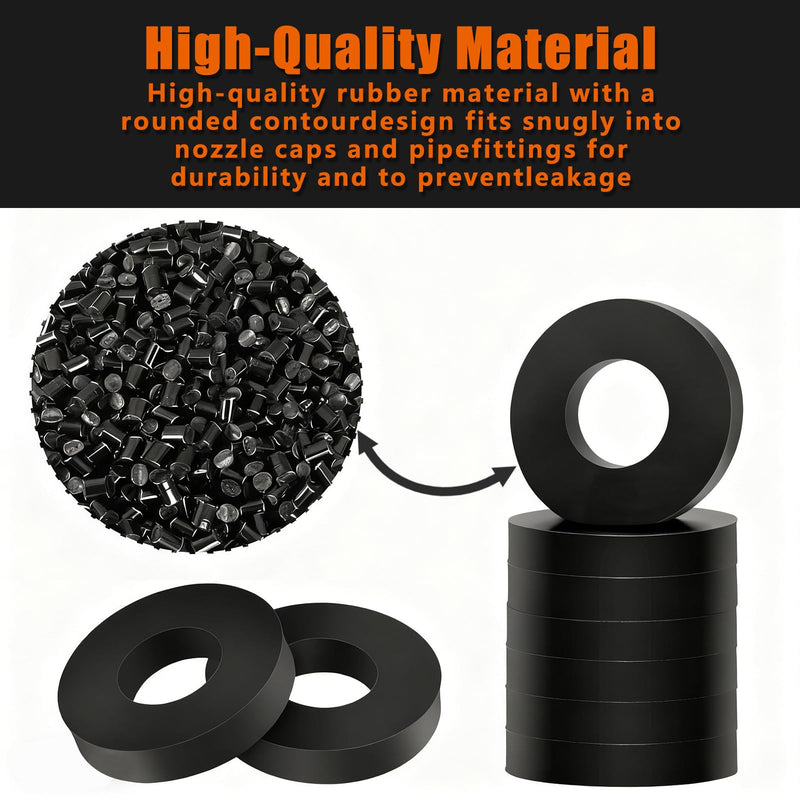CP19438-EPR Nozzle Caps Rubber Seat Washer for TeeJet Nebulizer Quick Cap - 18 Pcs - BeesActive Australia