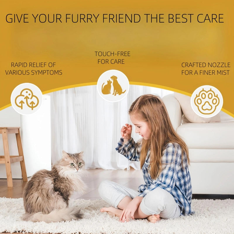 Pet Skin Treatment Spray, Pet Skin Soothing Spray, Dog Itchy Relief Sprays & Hot Spot Treatment - Natural Relief for Dry, Sensitive Skins, Nature Soothing Solution for Pets Itchy Skins - 50ML