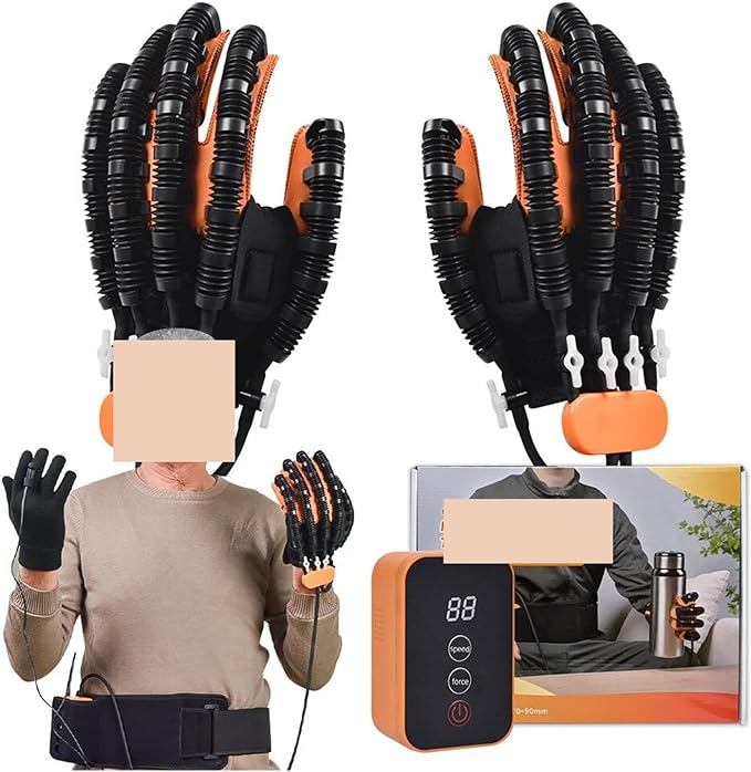 Rehabilitation Robot Gloves, Stroke Hemiplegia Rehabilitation Robot Gloves, Finger Trainer for Hand Training, Hand Function Recovery Hand Rehabilitation Device, Hand Hemiplegia, Finger Nerve - BeesActive Australia