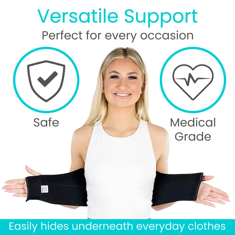 Vive Broken Rib Brace for Women, Men - Rib Cage Support Belt for Fractured, Cracked, Broken or Bruised Ribs - Post Surgery Compression Garment Wrap - Diastasis Recti Belly Band Medium - BeesActive Australia