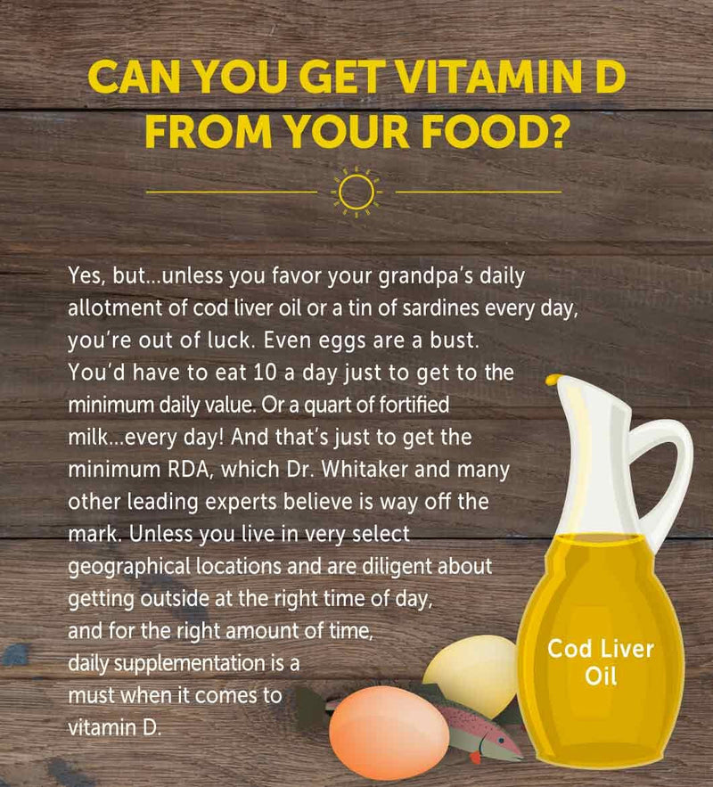 Dr. Whitaker's BeyonD3 - Vitamin D3 Supplement w/Vitamin K2 & Magnesium | Immune Health 30 Count (Pack of 1)