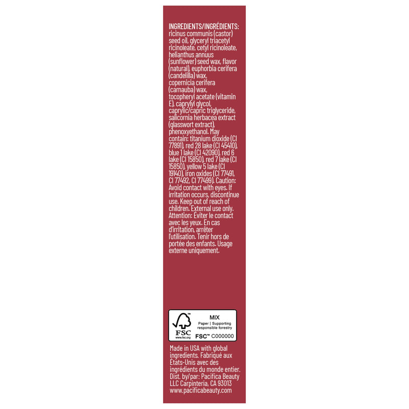 Pacifica Cinnamon Sugar Lip Buttercream, Tinted Lip Balm, Vegan and Cruelty-Free, Cushiony Hydrating Treatment with Vegan Waxes, Oils, Vitamin E, Sheer Buildable Tint