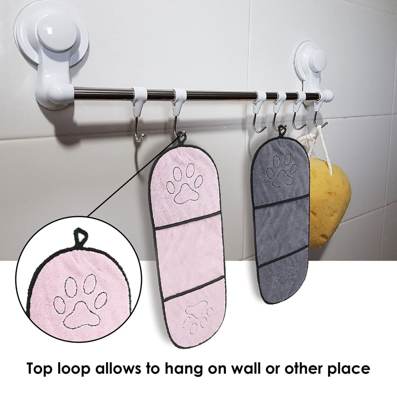 Nicoone Dog Towel, Pack of 2 Ultra Absorbent Pet Towels, Microfibre Pet Bath Towel for Cats, Dogs and Other Small Animals - BeesActive Australia