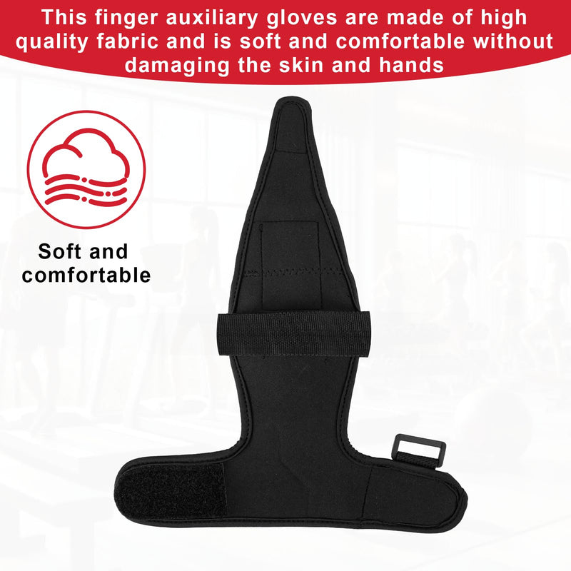 Stroke Finger Splint Brace Ability, Finger Rehabilitation Auxiliary Training Gloves for Elderly Patients, Anti-Spasticity Hand Therapy Equipment for Fist Stroke Hemiplegia Hand Training, Red