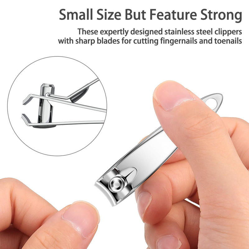 100-Pack Nail Clippers Bulk, Toenail Fingernail Clippers Pack, Stainless Steel Toe Nail Clippers Multipack, Travel Mini Nail Cutter Trim Nail Clippers for Men Women Adults or Homeless - BeesActive Australia