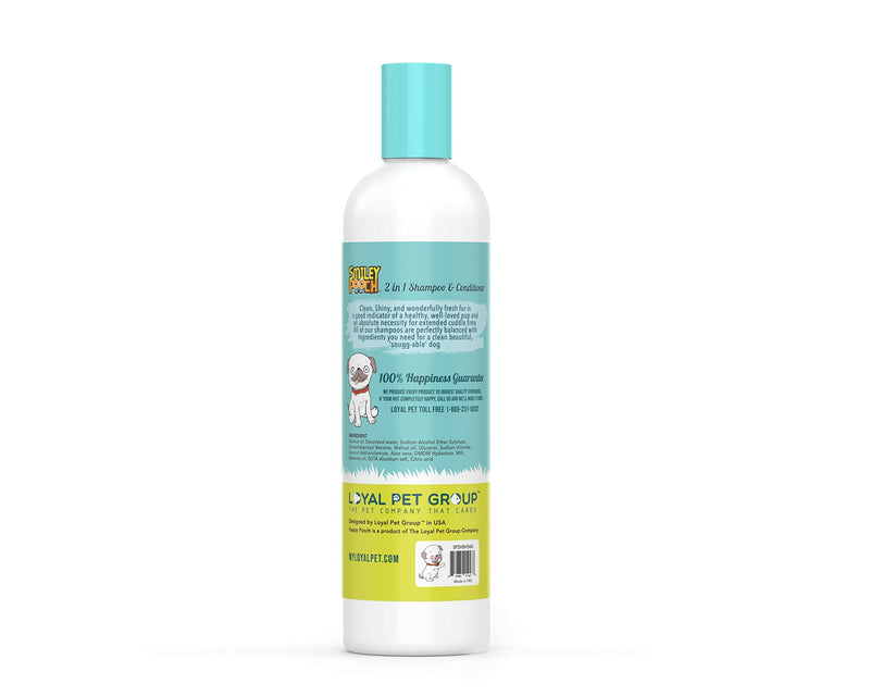 Smiley Pooch 2 in 1 Dog Shampoo & Conditioner | Natural Plant Extract | Made with Amino Acids and Coconut Oil | 19 oz 19 Fl Oz (Pack of 1) - BeesActive Australia
