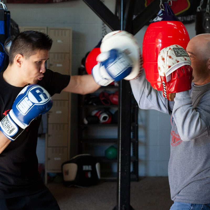 Ringside Apex Punch Mitt White/Blue