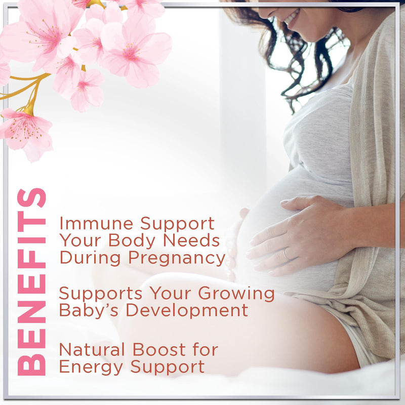 Prenatal Vitamins for Women with Folic Acid + Omega 3 DHA for Fetal Development Support - Prenatal Vitamin Supplement For Mom & Baby - Daily Pregnancy Multivitamin Nutritional Support - 60 Softgels 60 Count (Pack of 1)