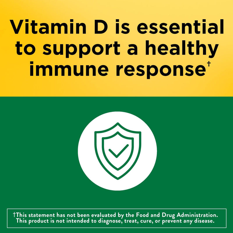 Nature Made Vitamin D3 1000 IU (25 mcg), Dietary Supplement for Bone, Teeth, Muscle and Immune Health Support, 300 Tablets, 300 Day Supply 300 Count (Pack of 1) - BeesActive Australia