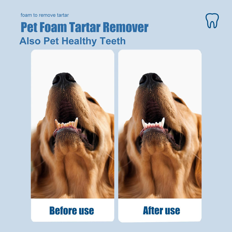 Pet Oral Care Spray – Foaming Dog Teeth Cleaning Spray, Helps Reduce Plaque & Tartar, Eliminate Bad Breath, Support Healthy Gums & Clean Teeth, No Brushing Needed for Daily Oral Care – 2 Fl. Oz blue 1 pack