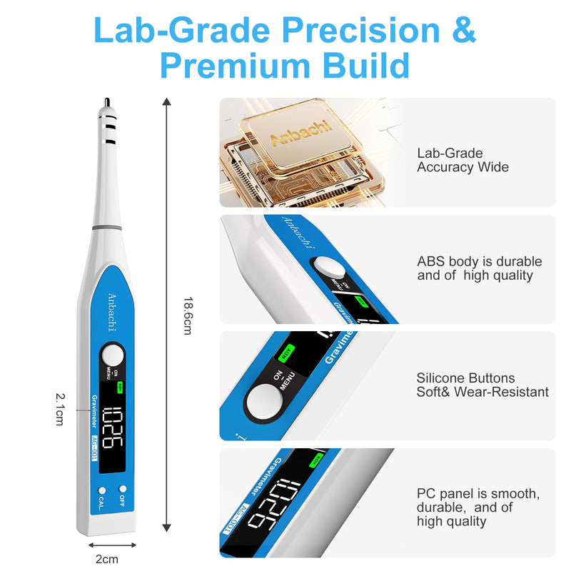 Digital Salinity Meter 3-in-1 Saltwater Tester – Specific Gravity, Salinity & Temperature Pen Hydrometer, High Accuracy Water Quality Tester for Aquarium, Marine, Pool, Hydroponics, Aquaculture
