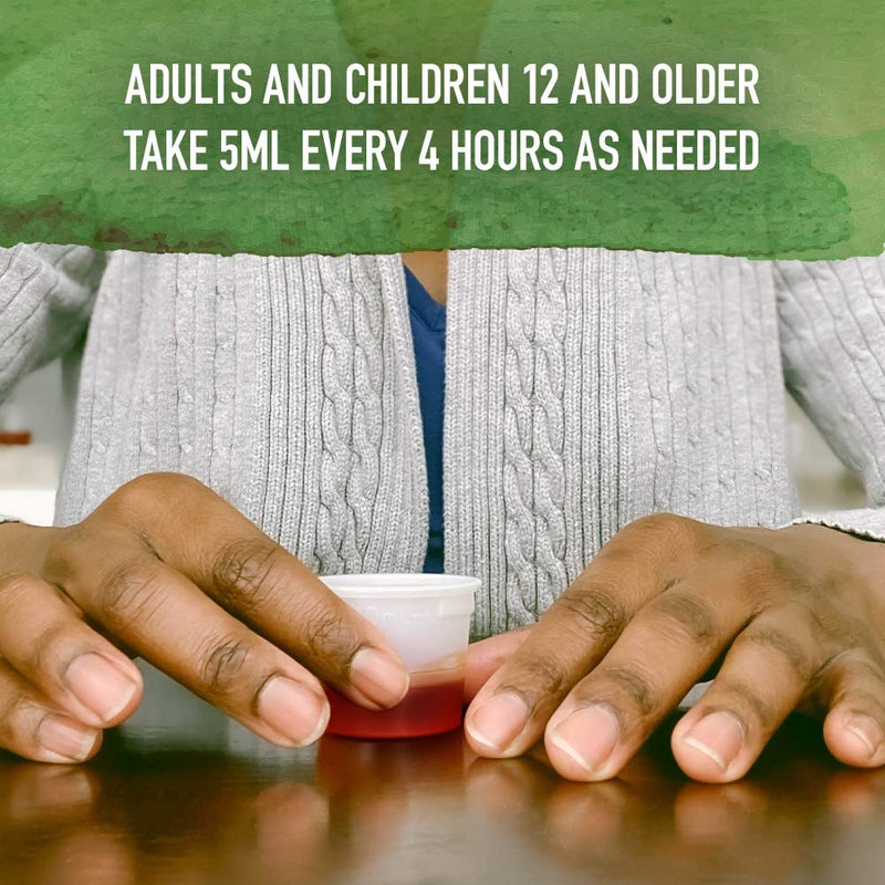 Garden of Life Organics Cough & Mucus Immune Syrup, Elderberry Zinc Immune Support Cough Syrup for Adults & Kids 12+, Offers Vitamin C & Echinacea, Sugar-Free, 5 Fl oz