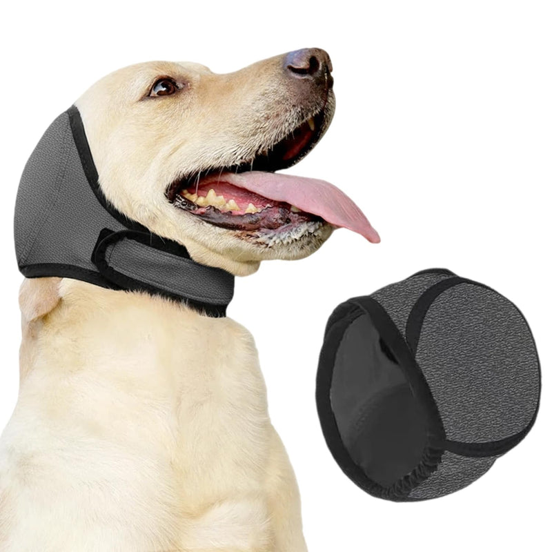 Dog Ear Muffs, Waterproof Noise Protection Dog Ear Covers Defenders, Adjustable Dogs Snood Ear Covers for Anxiety Relief, Swimming,Grooming,for Noise Anxiety Thunder Fireworks Swimming Bath