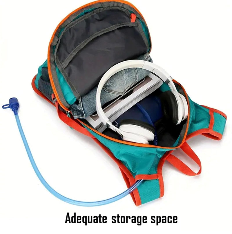 Lightweight Cycling Hydration Backpack,Large Capacity Pack for Travel,Hiking,Climbing,Skiing,Running Daypack for Men Women (Green) Green