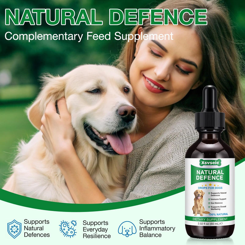 Antibiotics for Dogs - 60ml，Dog Antibiotics，Natural Antibiotics for Dogs，Itchy Skin Relief，Supports Allergy Relief，Dog Antibiotics for Skin Infection，-Bacon Flavor 1Pcs Green