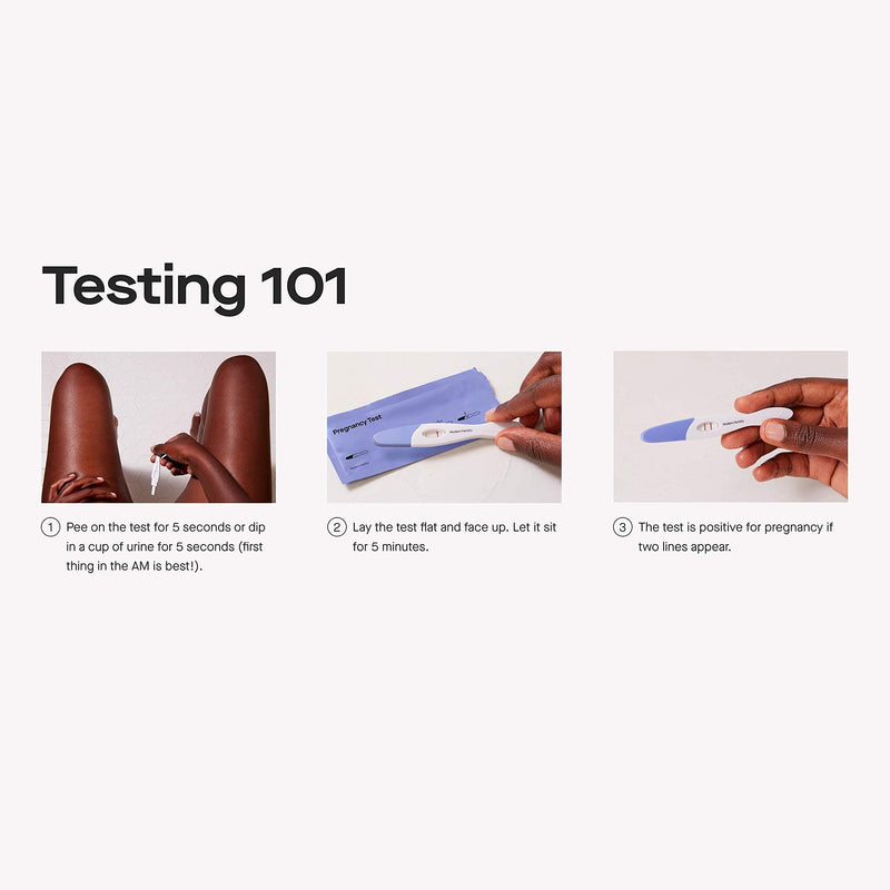 Modern Fertility Pregnancy Test | High-Sensitivity at-Home Test is 99% Accurate and Can Be Used 6 Days Before Your Missed Period| Includes 4 Tests 4 Count (Pack of 1) - BeesActive Australia