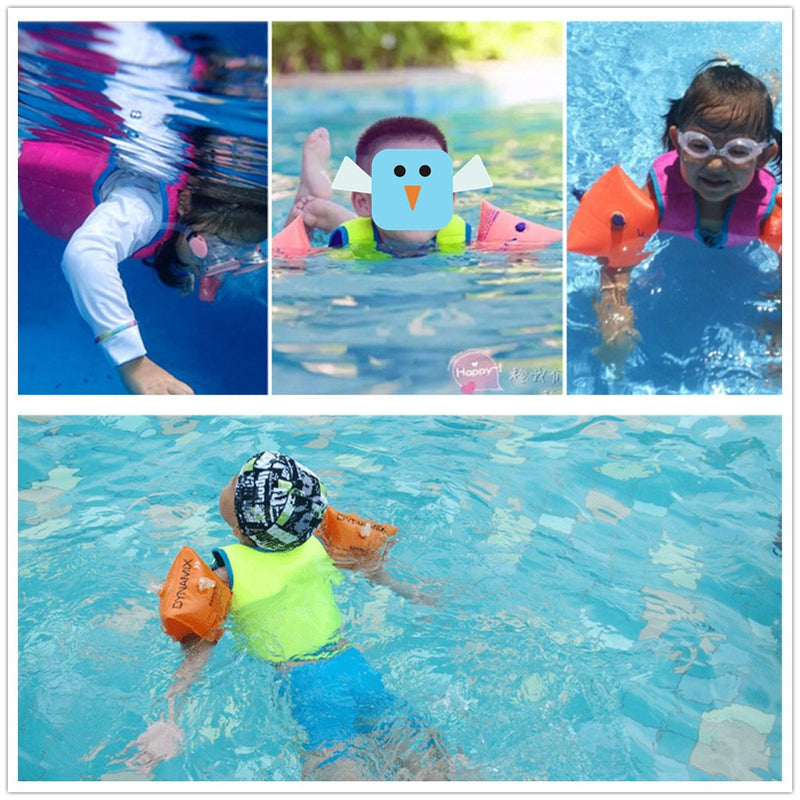 Vine Kids Swim Vest Toddler Learn to Swim Floatation Jackets Training Vest for Boys Girls Pink 3-5 Years - BeesActive Australia