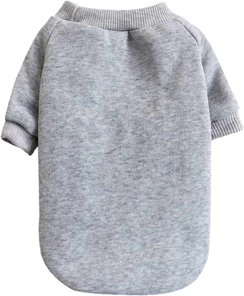 Cat Sweaters Shirts for Cats - Hairless Cat Cotton Tshirts Pet Clothes - Pullover Kitten T-Shirts with Sleeves - Cats & Small Dogs Apparel (Light Grey, Medium) Light Grey - BeesActive Australia