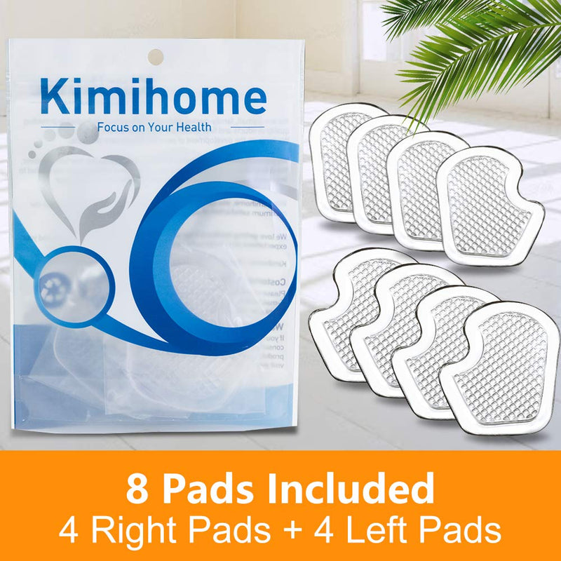Metatarsal Pads 8 Count Gel Cushions, Ball of Foot Cushion Protect and Relieve Metatarsal, Sesamoid, Ball of Foot Pain - 4 Pairs