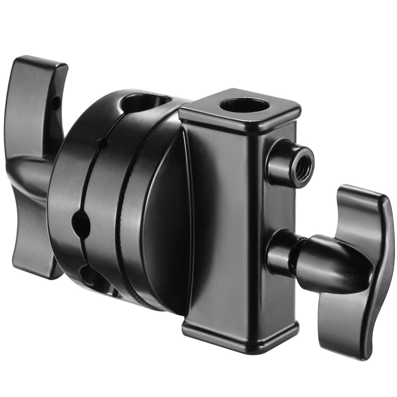 NEEWER 6.3 cm Multi Function High Load Swivel Ball Head for Light Support, Giraffe Arm Photography Equipment with 1/2, 1/4, 3/8, 5/8 Inch Tube (Black) ST-C-NAAP(Black)