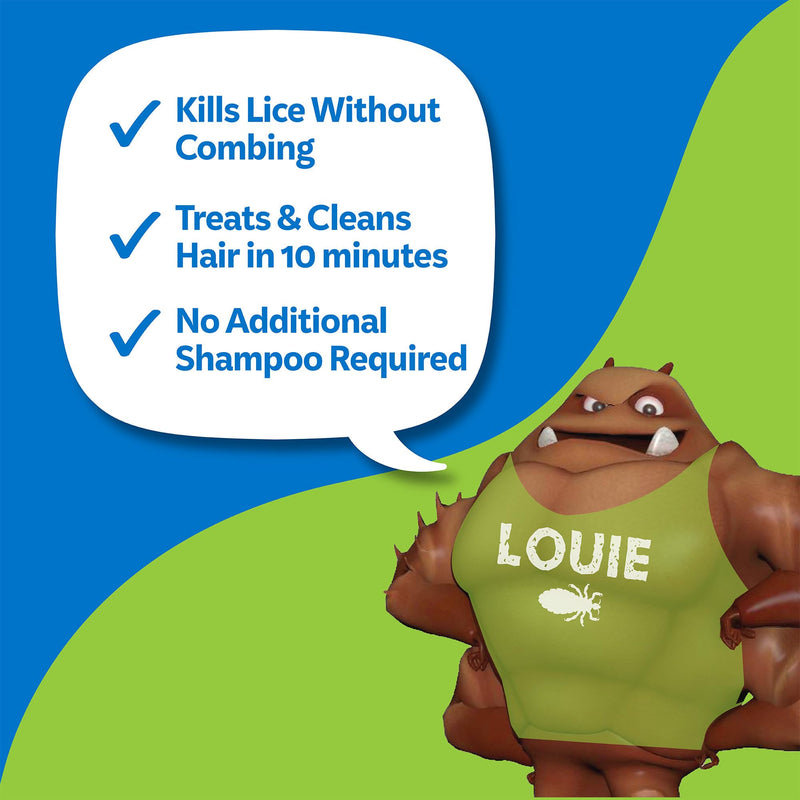 Nix Ultra Superlice Treatment, All-in-One Shampoo, 4 Fl Oz & Lice Removal Comb 4oz Shampoo