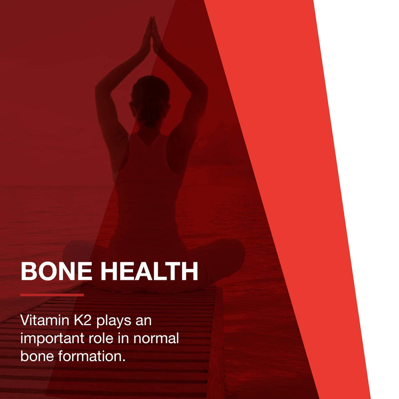 PROTOCOL FOR LIFE BALANCE MK-7 Vitamin K2 160mcg, Bone Health, 60 Tablets | VIT K Supplement, MK-7 Vitamin K2 Life Balance, Support Bone Health and Vascular Elasticity*, Non-GMO and Vegan