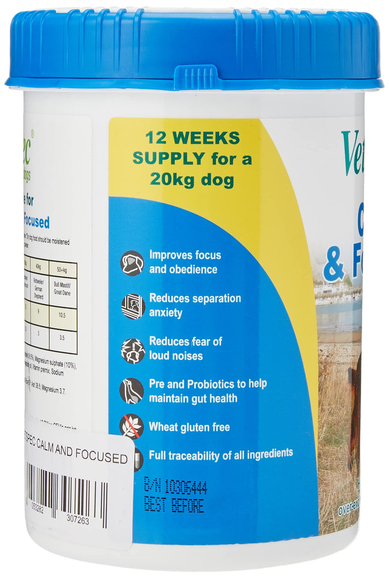 TopSpec Vetspec Calm & Focused,500 g (Pack of 1)