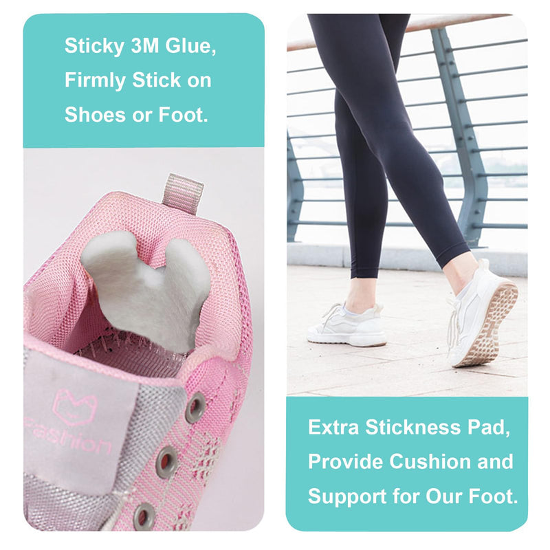 U Shape Metatarsal Foot Pads for Women 24 Pcs, Callus Cushions Horseshoe Pads Moleskin for Feet, Foot Pads Callus Pads for Heel Bottom Side of Foot, Ball of Foot Cushion Pain Relief