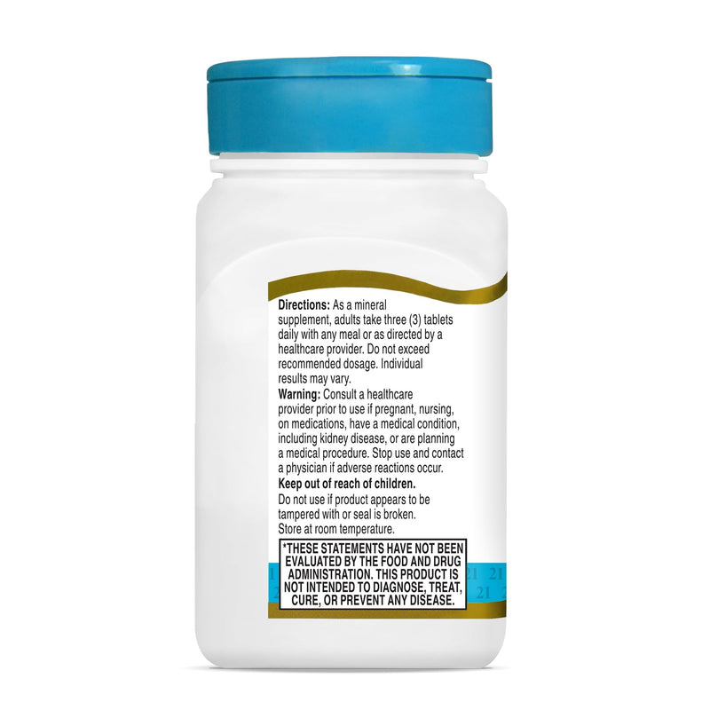 21st Century Cal Mag Zinc +D Tablets, 90 Count