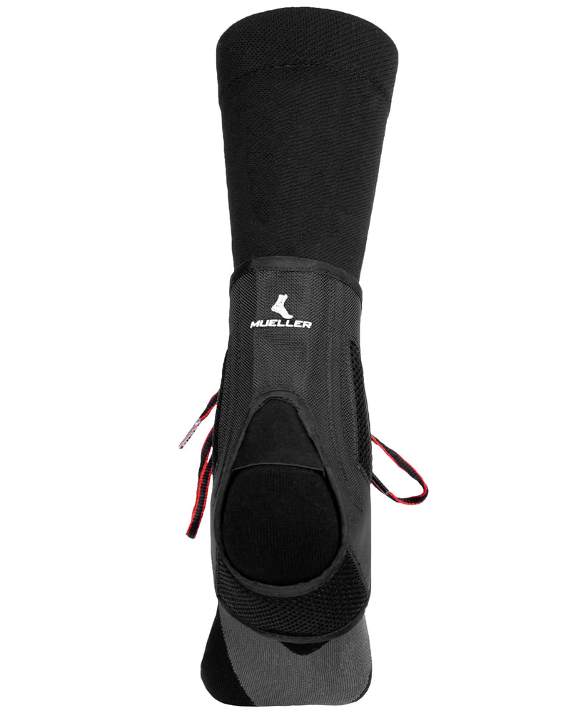 MUELLER Sports Medicine AFT3 Ankle Brace, Ankle Pain Relief Support for Men and Women, Ideal for Sprains, Strains, Arthritis, Black Medium (Pack of 1)